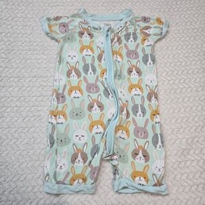 Little Sleepies 12-18m Rad Rabbits Bunny Shorty